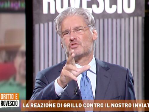 Del Debbio massacra Grillo: "È un poveraccio senza cog..."