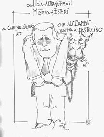 La vignetta del giorno: continuano le gaffe del mistero degli Esteri 1