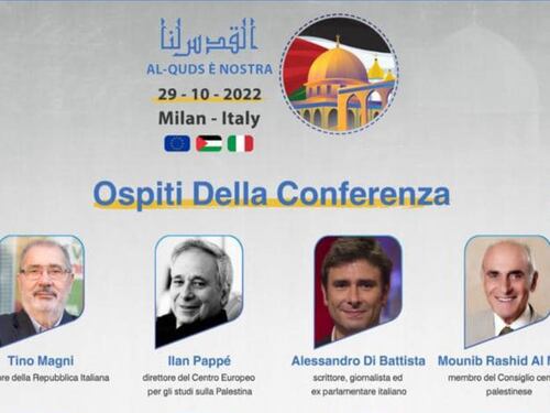 Il senatore dei Verdi e Dibba al convegno di Hamas. Ma la sinistra tace