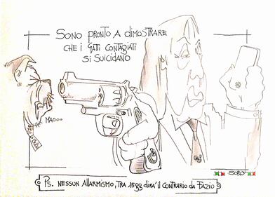 La vignetta del giorno - Burioni parla e i gatti tremano 1