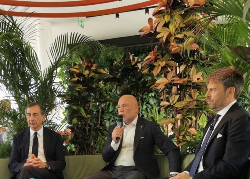 Sala con Durante nuova sede Sisal
