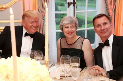 il Presidente Trump e la cena di gala alla Winfield House 6