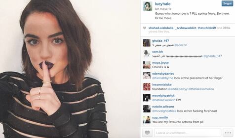 Lucy Hale e le Pretty Little Liars: come si rivelano su Instagram 29