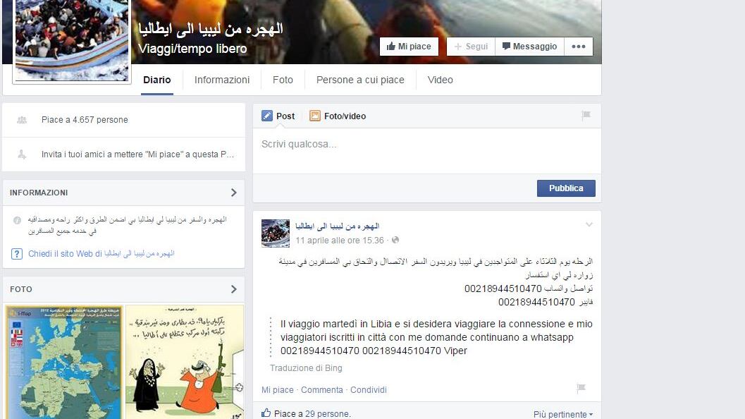 Gli scafisti "tecnologici": reclutano passeggeri su Facebook e WhatsApp