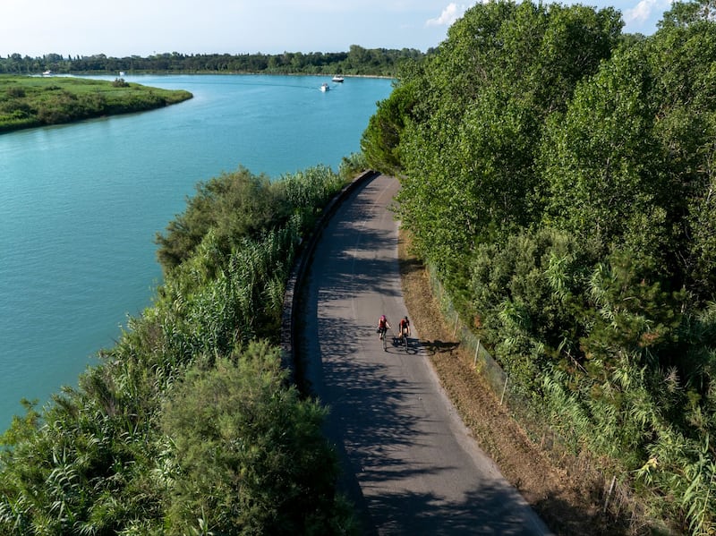 In bicicletta tra le colline del Collio