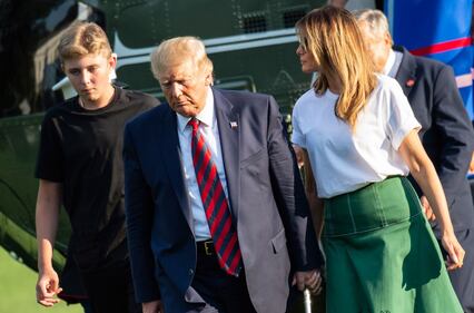 Donald Trump ritorna alla Casa Bianca dopo le vacanze 6