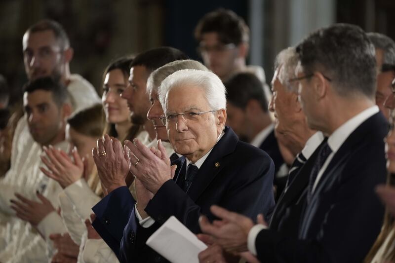 Qurinale, Mattarella con gli atleti in partenza per i Giochi Olimpici 3