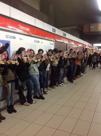 Flash mob per "La febbre del sabato sera" 2