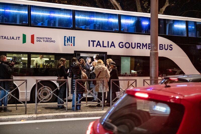 Cucina italiana e turismo enogastronomico, a Roma il Bus Gourmet Italia 2
