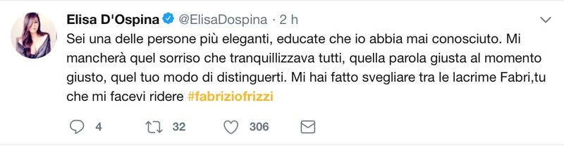Fabrizio Frizzi, il cordoglio social dei vip 7