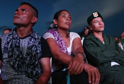 I ribelli delle Farc festeggiano l'accordo 1
