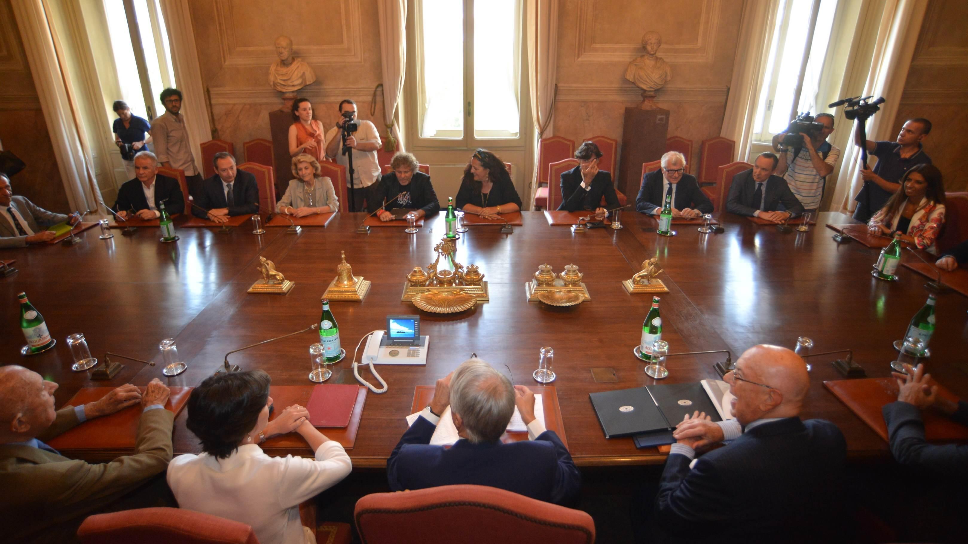 Scala, Galleria e Castello per le sfilate
