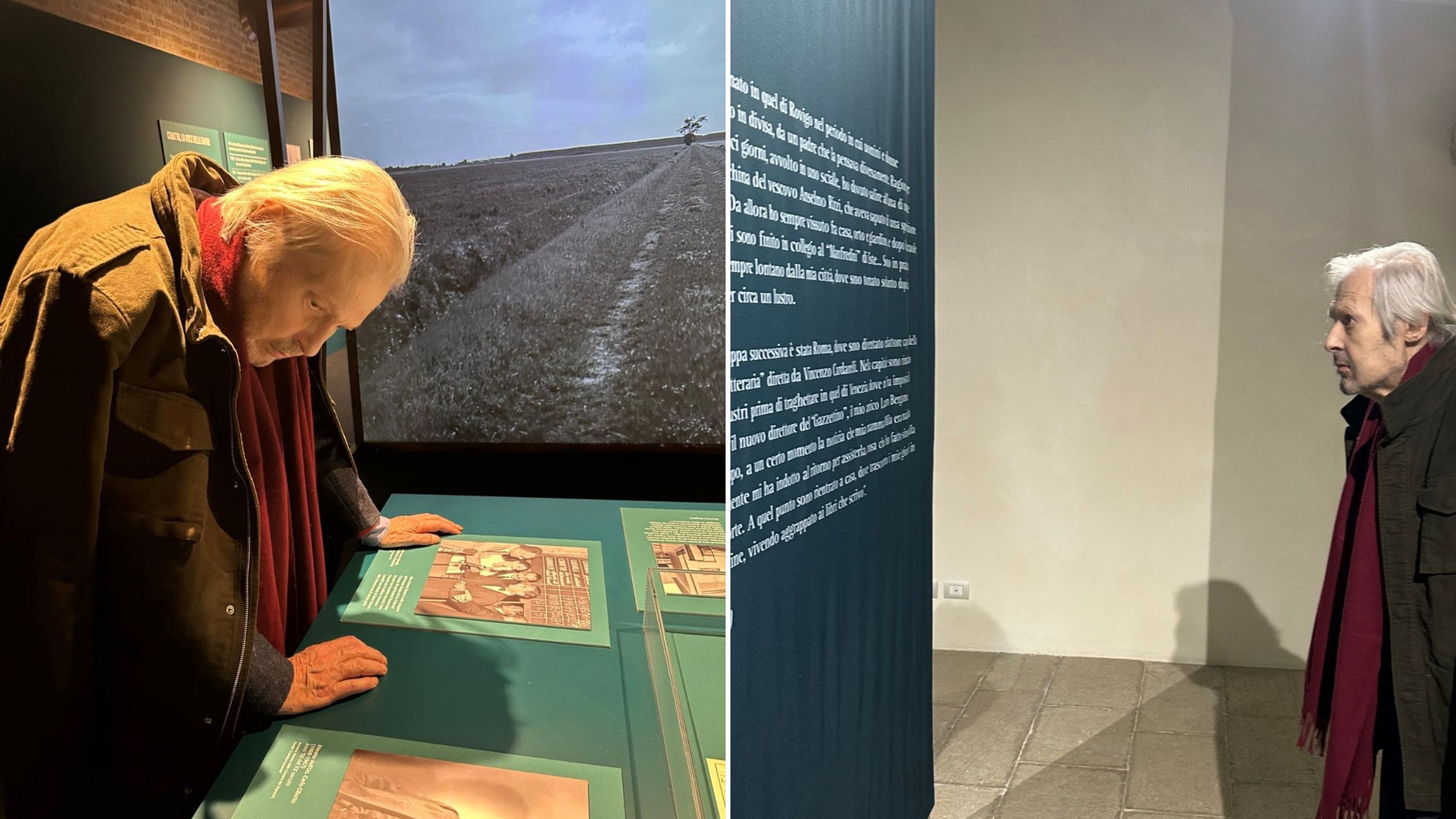 Vittorio Sgarbi a Rovigo per la mostra dedicata allo scrittore e amico Gian Antonio Cibotto