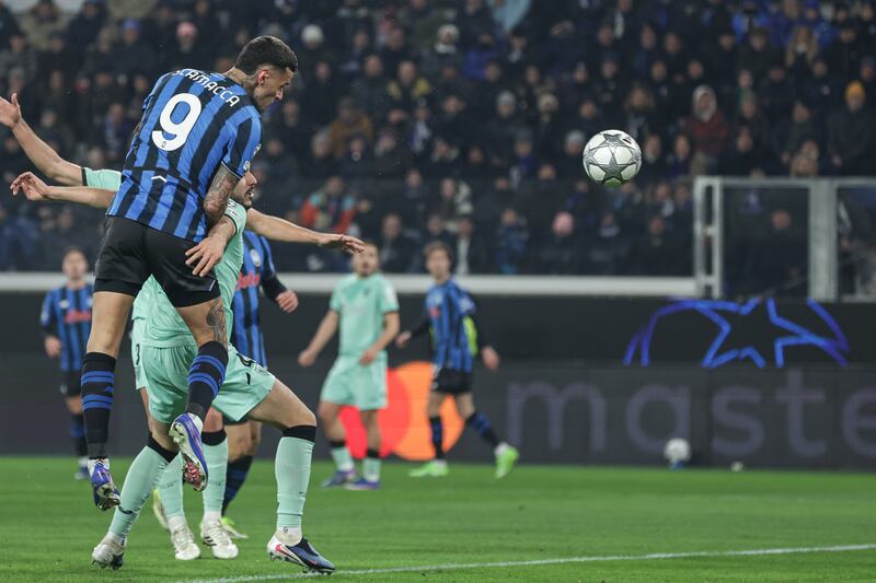 Atalanta Athletic Bilbao Scamacca gol
