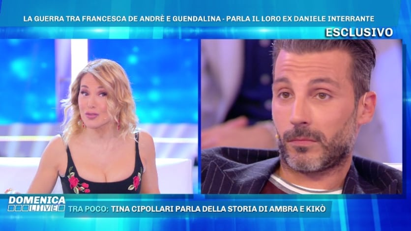 Daniele Interrante: "Non ho tradito Guendalina con la De André"