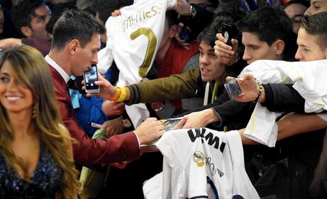 Calciatori e vip alla cerimonia del Pallone d'Oro 2013 5