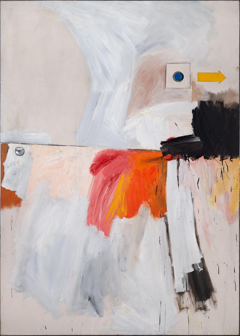 Blue Exit-rauschenberg
