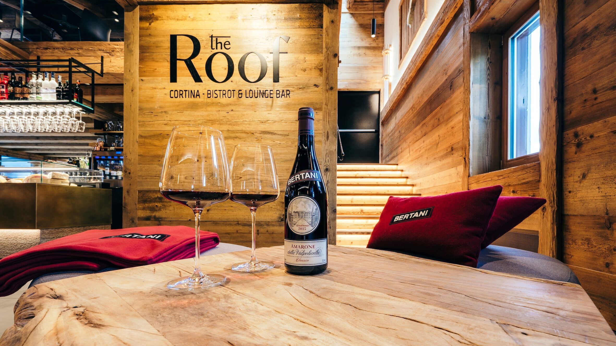 Bertani, l’Amarone sale in quota a Cortina