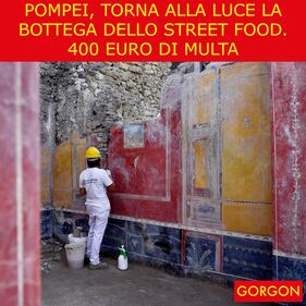 Ecco la satira del giorno. Scoperta illegale a Pompei 1