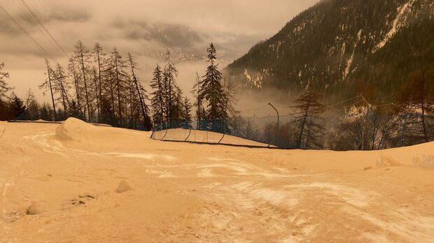 In arrivo il fenomeno della "neve rossa": di cosa si tratta