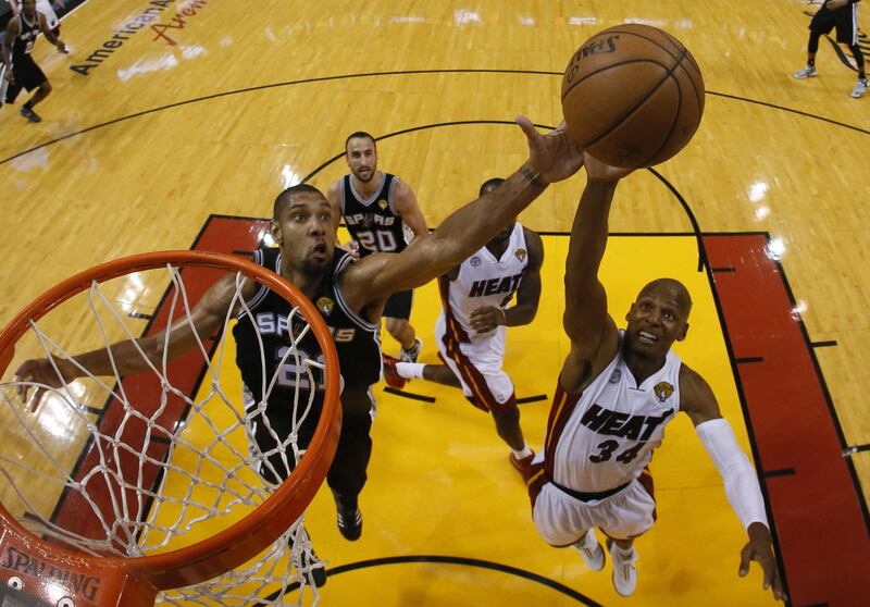 Allen Duncan 2013 Heat Spurs