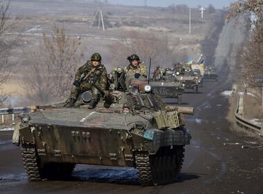 Soldati ucraini a Debaltseve 3