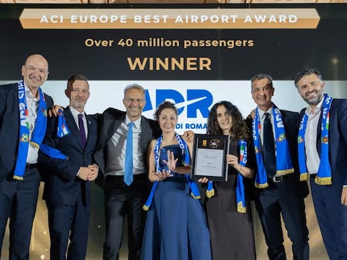 Fiumicino ancora leader in Europa. ACI incorona il "Leonardo da Vinci"