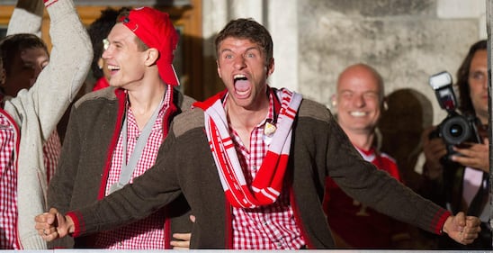 Ecco i festeggiamenti dei grandi club europei di calcio 15