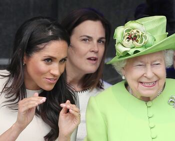 Meghan e la regina senza Harry: è la prima volta 1