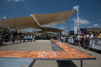 Expo, pizza record: 1595,45 metri 9