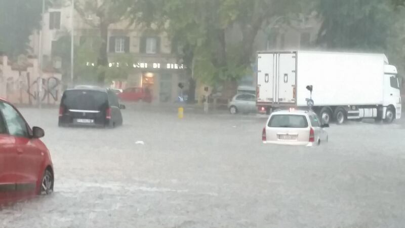 I danni del maltempo a Roma 1
