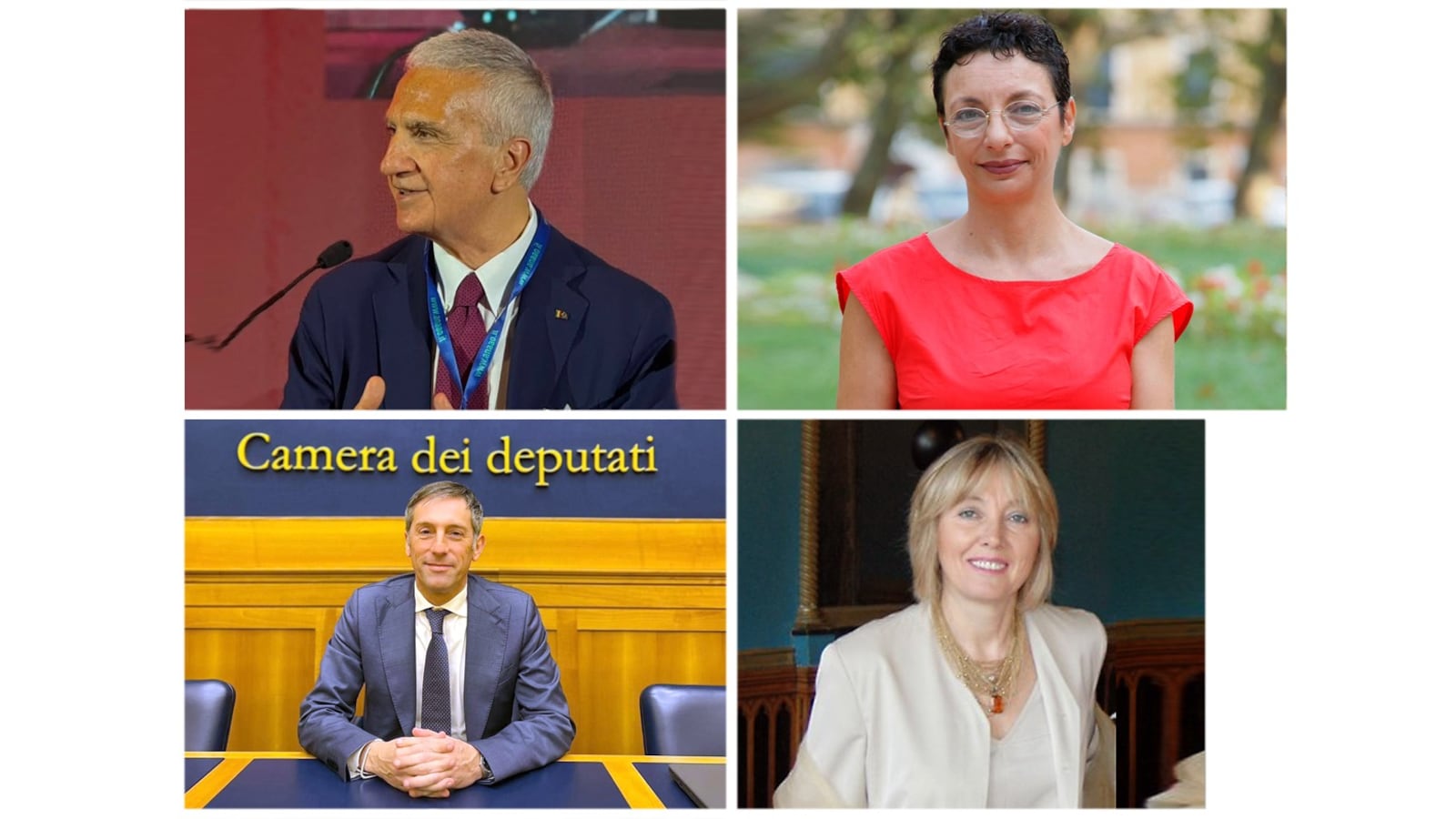 Nella foto da sinistra in senso orario Luciano Ciocchetti, Ylenia Zambito, Luana Zanella e Fabrizio Sala