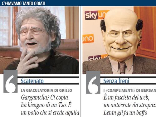 "Zombie", "Fascista", "Satana". Beppe-Pier alleati impossibili