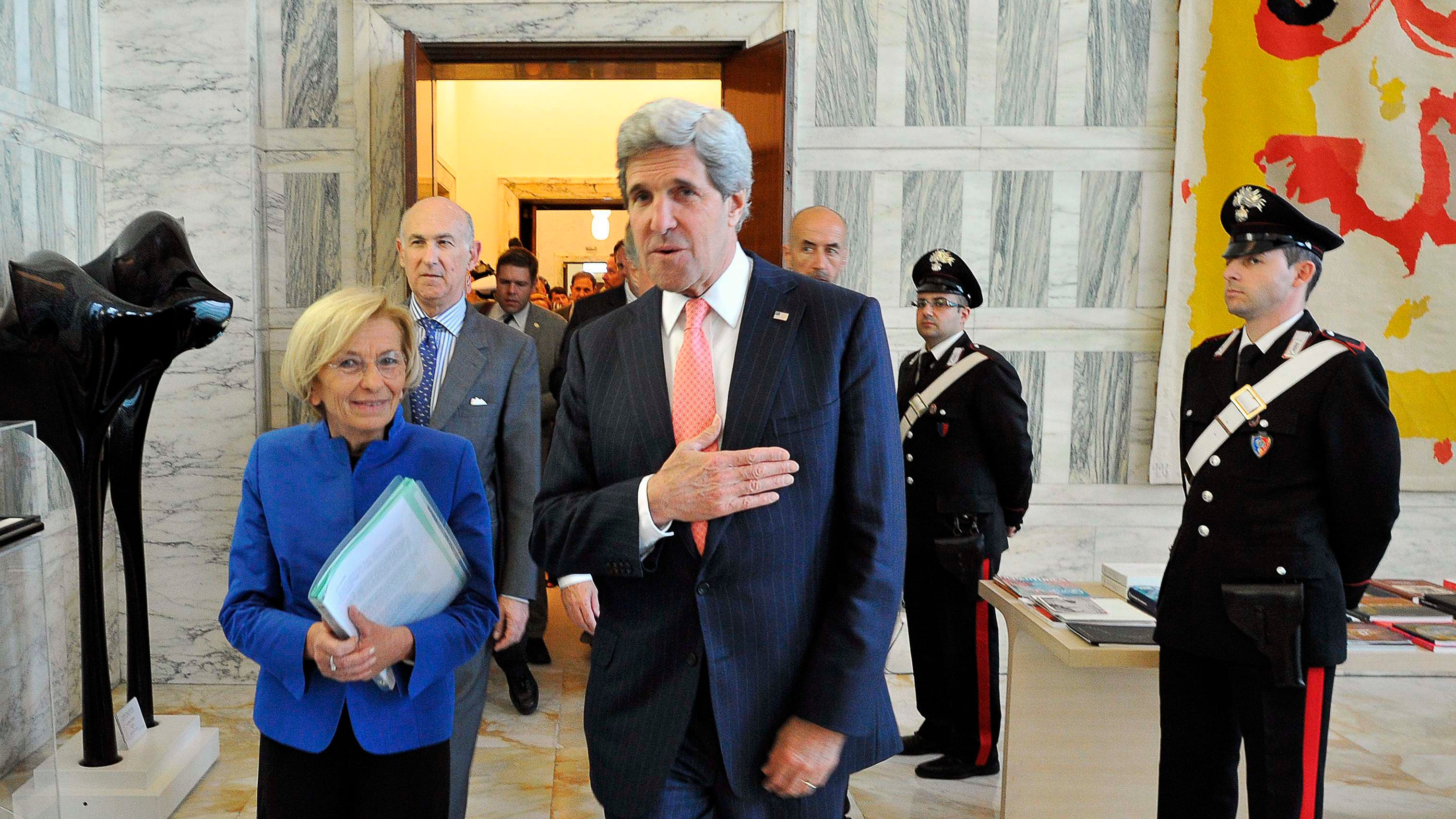 Roma e Washington d'accordo: per la Siria serve soluzione politica