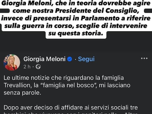 Il voltafaccia di Ilaria Salis sulla famiglia nel bosco: prima invocava la politica, ora attacca Meloni