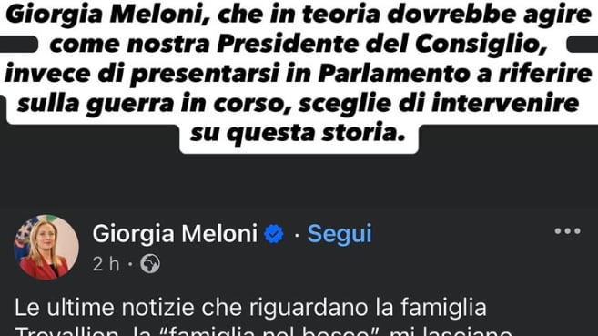 Le parole di Ilaria Salis sull'intervento della premier sulla famiglia nel bosco (Instagram Stories @ila_salis)