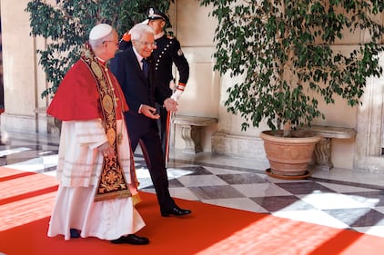 Papa Leone XIV in visita al Quirinale 18