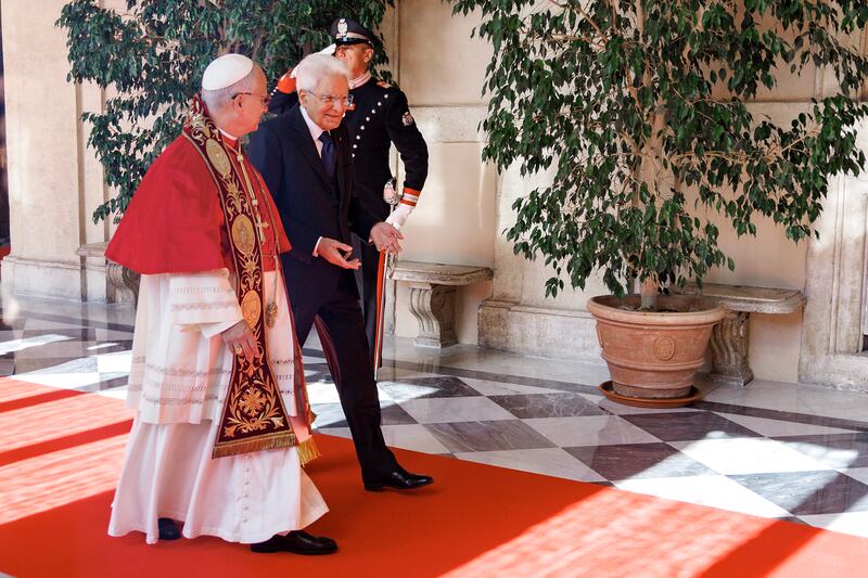 Papa Leone XIV in visita al Quirinale 18