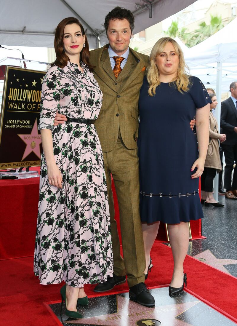 Anne Hathaway Honored e la stella sulla Walk of Fame 11