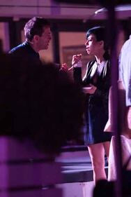 Dolcenera sexy in minigonna sulla Versilia notturna 11