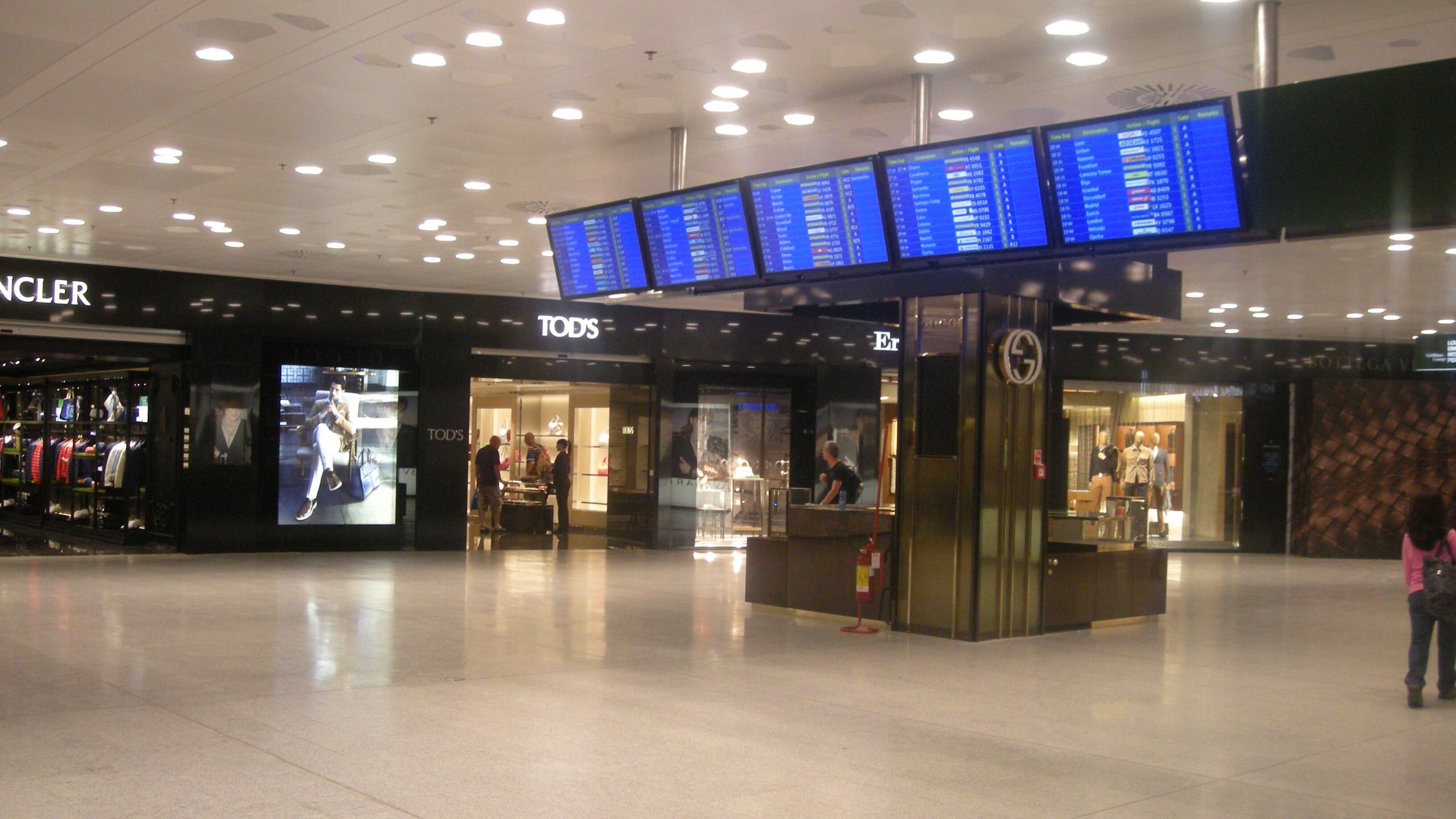 Malpensa, aperta la Piazza del Lusso fra shopping e relax
