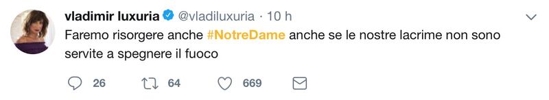 Notre Dame brucia, le reazioni vip: foto 1