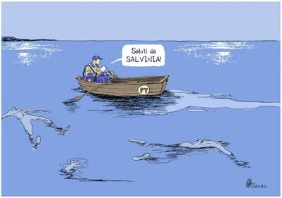 Le cartoline choc contro Salvini 2