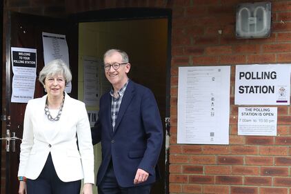 Theresa May al voto 5