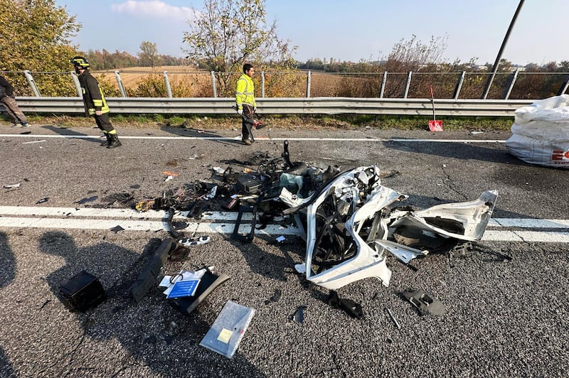 Le immagini dell'incidente di Bergamo: 2 morti e un ferito gravissimo 4