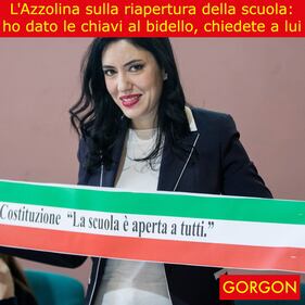 La satira del giorno: Azzolina e la riapertura della scuola 1