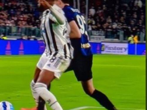 Cosa è successo con lo "step on foot" in Juve-Inter