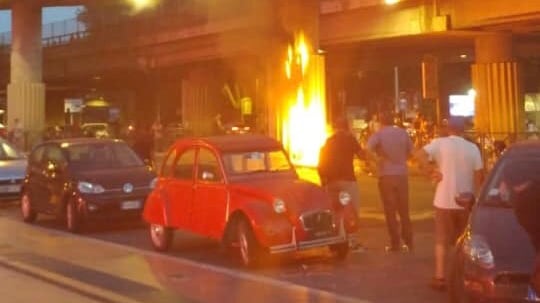 Rissa tra clochard con rogo alla stazione Tiburtina