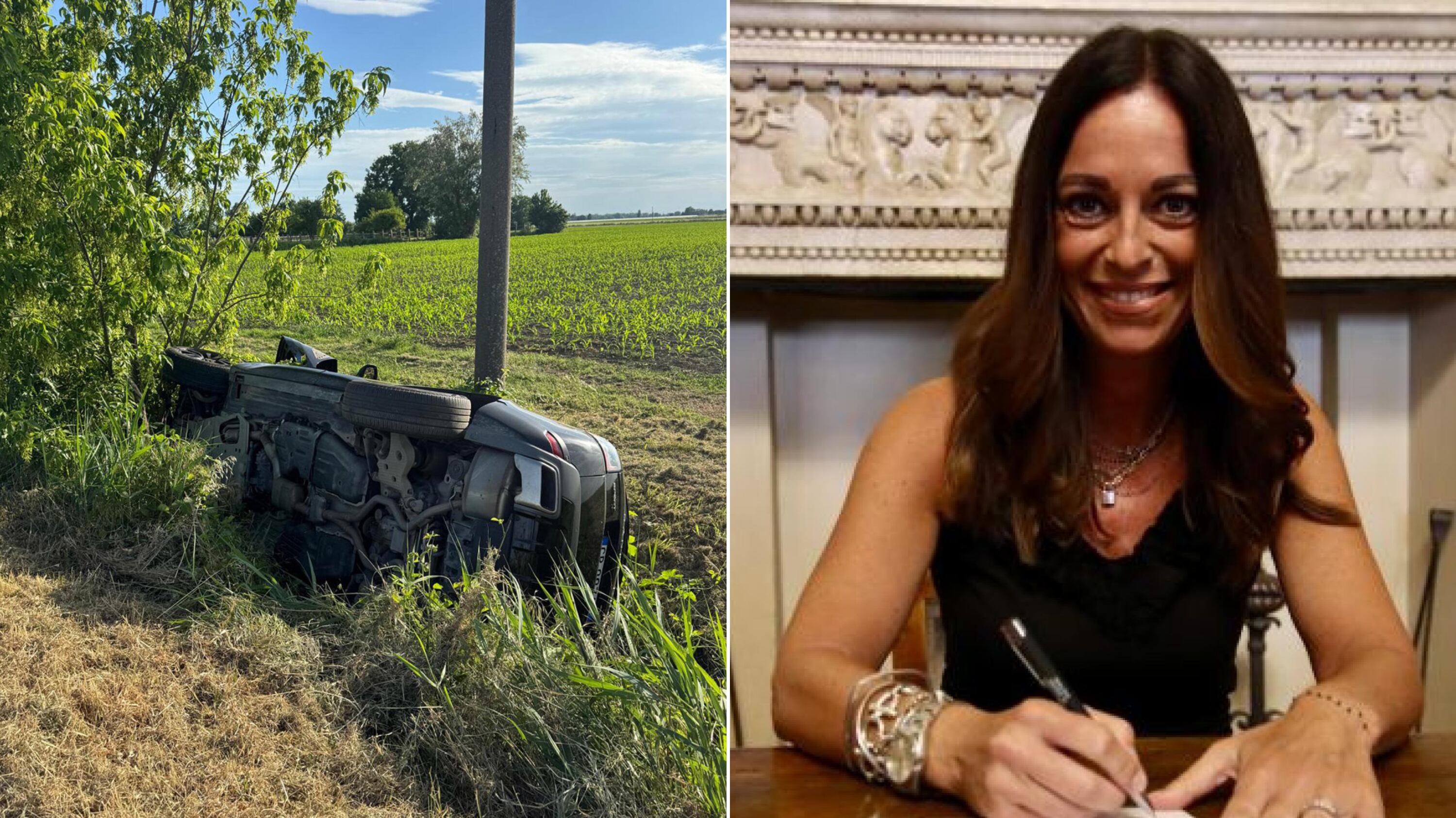 Incidente con il sindaco in auto, assessore positiva all’alcol test: si dimette dopo lo schianto