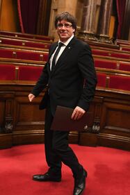 Le fasi del discorso sull'indipendenza di Puigdemont 4
